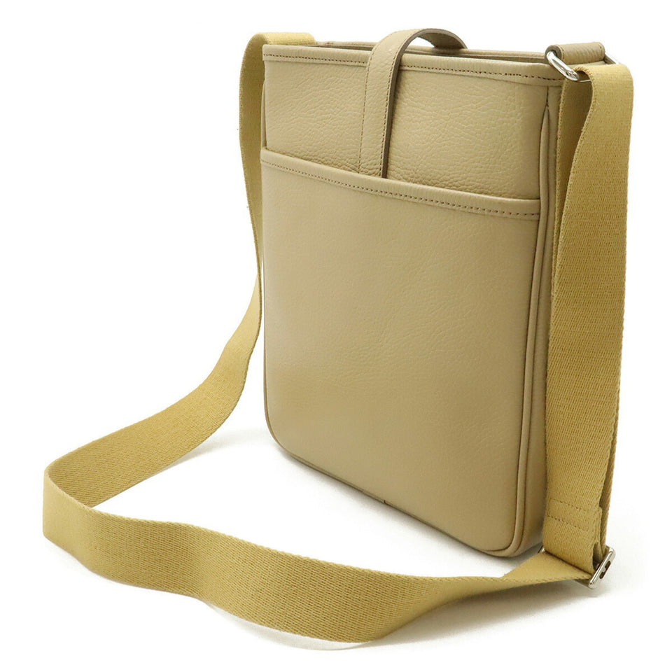 Burberry Beige Sand Leather Shoulder Bag ( )