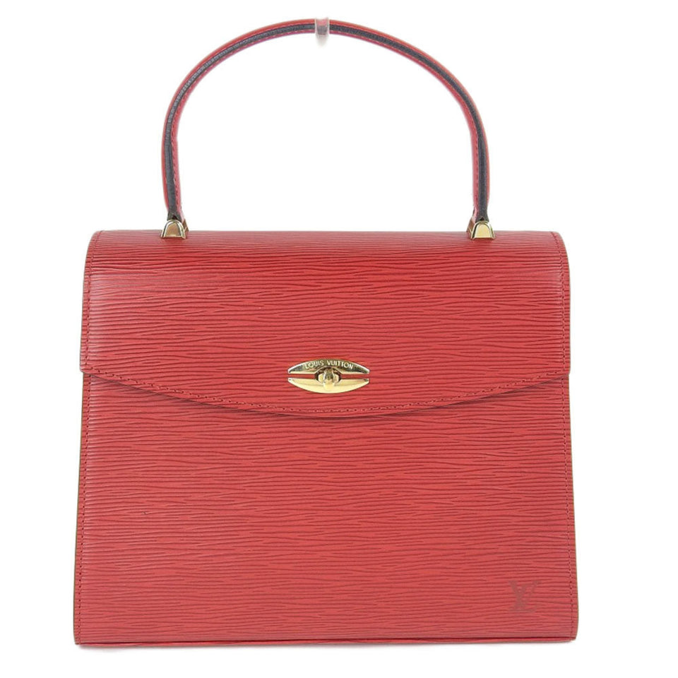 Louis Vuitton Epi Malesherbe Handbag Castilian Red