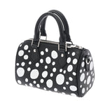Louis Vuitton Monogram Nano Yayoi Kma Collaboration Black White Women's Implant [Dot] Shoulder Bag