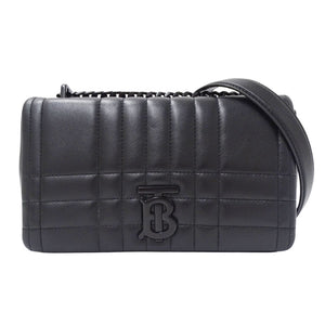 Burberry Black Leather Shoulder Bag ( )