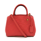 Louis Vuitton Montagne BB Shoulder Bag Pink Blossom Monogram empreinte leather
