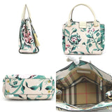 Burberry Light Beige Multi-Color Leather Handbag Shoulder Bag ( )