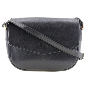 Burberry Black Leather Shoulder Bag ( )