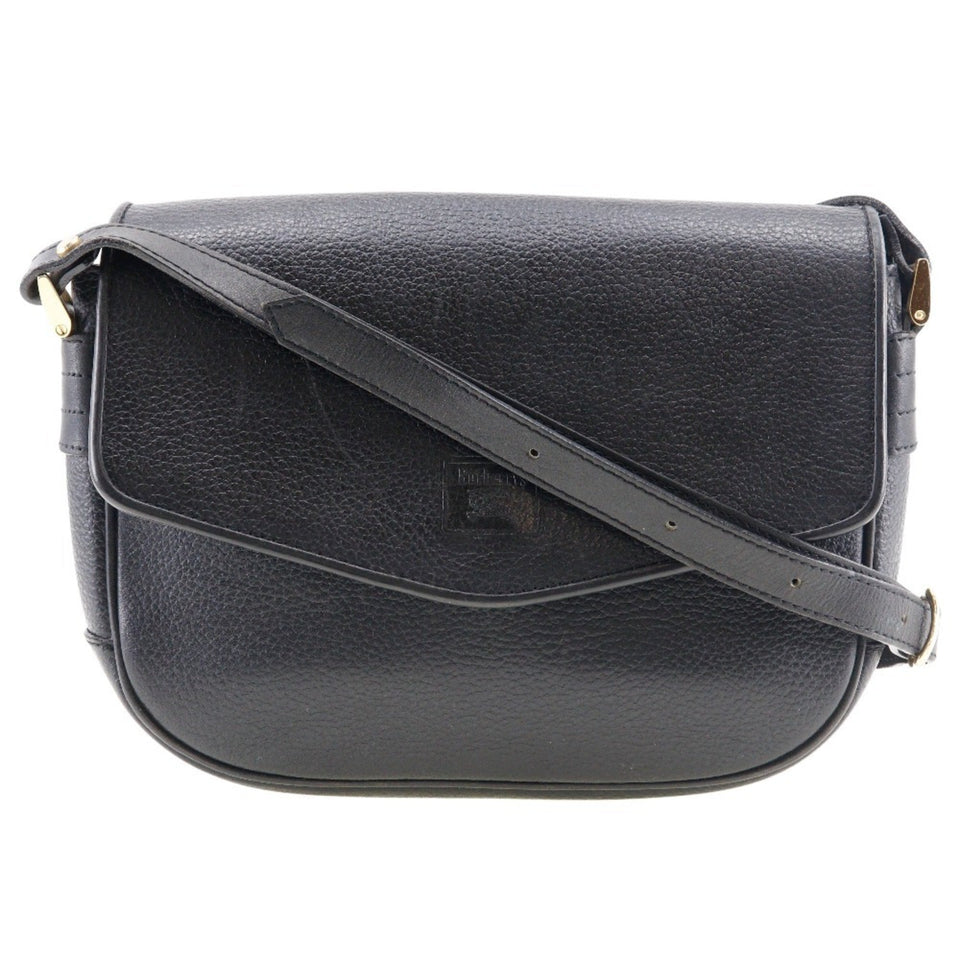 Burberry Black Leather Shoulder Bag ( )