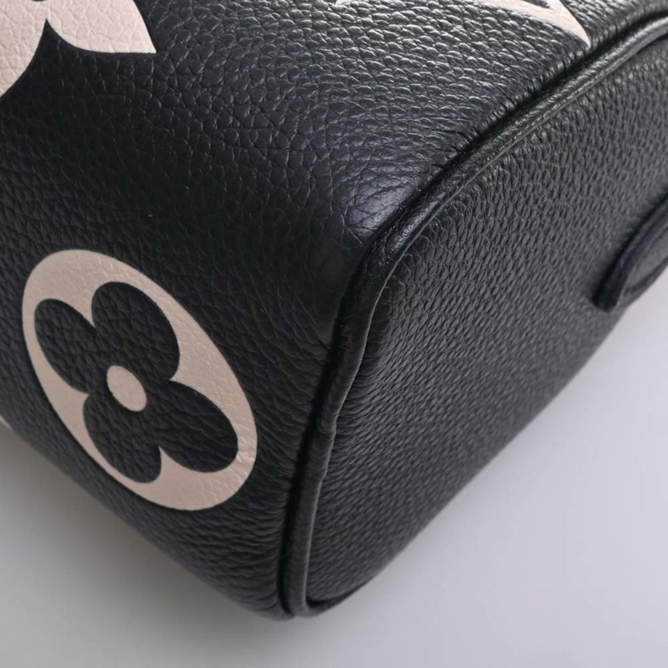 Louis Vuitton Empreinte Bicolor Nano Handbag Black Ladies