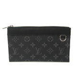Louis Vuitton Monogram Eclipse Pochette Discovery PM Men's Clutch Bag,Pouch Monogram Eclipse