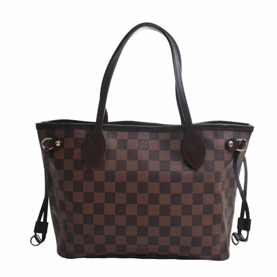 Louis Vuitton Damier Neverfull PM Tote Bag Brown Women's