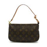 Louis Vuitton Pochette Accessoires Accessory Pouch Brown Monogram PVC coated canvas Clutch