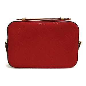 Louis Vuitton Santa Monica Shoulder Bag Red Cerise Vernis enamel