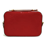 Louis Vuitton Santa Monica Shoulder Bag Red Cerise Vernis enamel