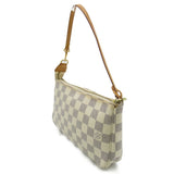 Louis Vuitton Pochette Accessoires White Damier Azur PVC coated canvas Clutch