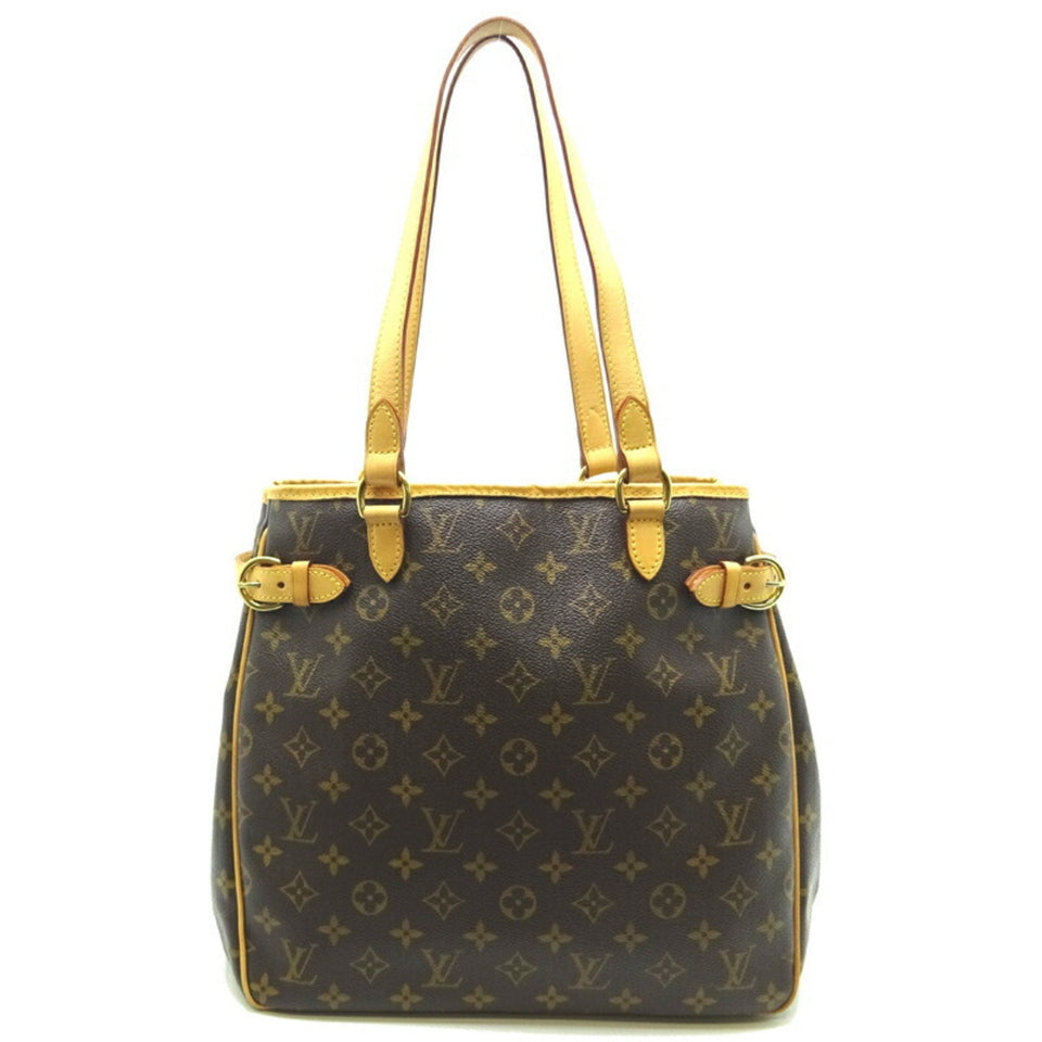 Louis Vuitton Batignolles Vertical Women's Shoulder Bag Monogram Brown