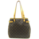 Louis Vuitton Batignolles Vertical Women's Shoulder Bag Monogram Brown