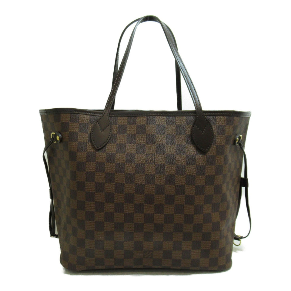 Louis Vuitton Neverfull MM Brown Ebene Damier PVC coated canvas Tote
