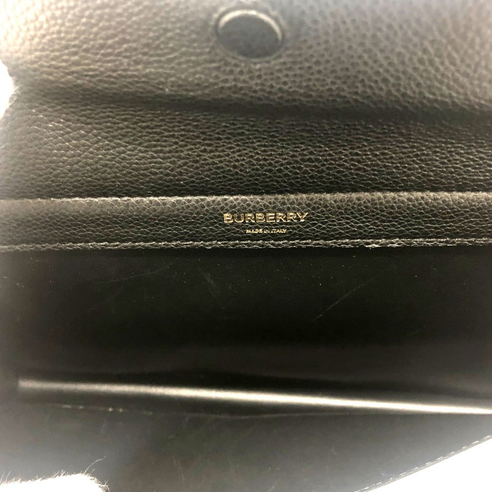 Burberry Black Leather Handbag ( )