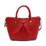 Louis Vuitton Mazarine PM Cerise Shoulder Bag Red Cerise Monogram empreinte Calfskin [cowhide]