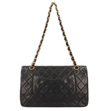 Chanel Black Lambskin Matelassé Chain Shoulder Bag – Bags Junction