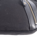 Burberry Black Canvas Leather Shoulder Bag ( )