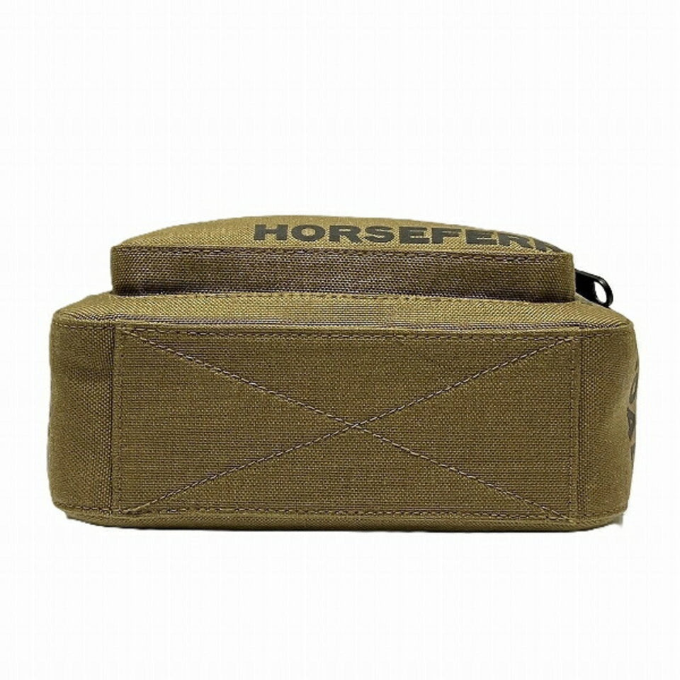 Burberry Khaki Canvas Shoulder Bag Sling Bag ( )