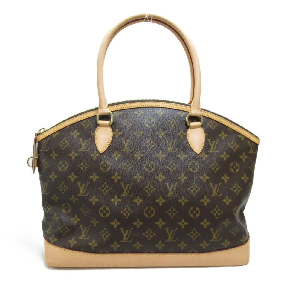 Louis Vuitton Lockit Horizontal Handbag Brown Monogram PVC coated canvas