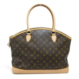 Louis Vuitton Lockit Horizontal Handbag Brown Monogram PVC coated canvas