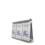 Burberry Clear White Vinyl Clutch Bag ( )