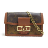 Louis Vuitton Portefeiulle Dauphine Shoulder Bag Brown Monogram Reverse PVC coated canvas