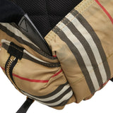 Burberry Beige Black Nylon Backpack ( )