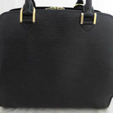 Louis Vuitton Bag Epi Ponneuf Black Leather Handbag Ladies