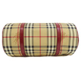 Burberry Beige Red Color Pvc Handbag ( )