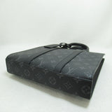 Louis Vuitton Sac Plat/Cross Shoulder Bag Black Monogram eclipse PVC coated canvas