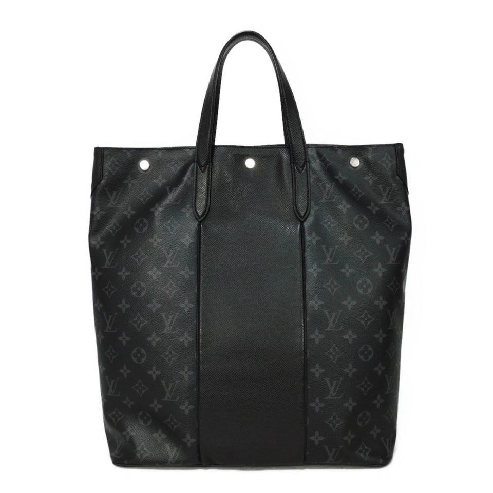Louis Vuitton Tote Bag City LV Logo Flower Shoulder Taigarama Monogram Eclipse Noir Men's