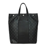 Louis Vuitton Tote Bag City LV Logo Flower Shoulder Taigarama Monogram Eclipse Noir Men's