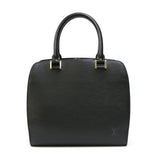 Louis Vuitton Pont Neuf Epi HandBag Leather Black Women's