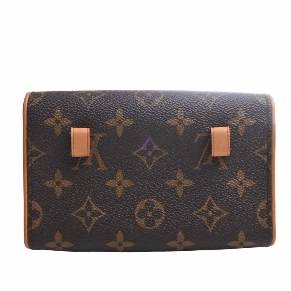 Louis Vuitton Monogram Pochette Florentine Waist Bag Brown Women's