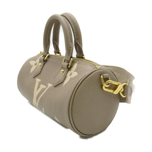 Louis Vuitton Papillon BB Shoulder Bag Beige Turtle claim Monogram empreinte leather