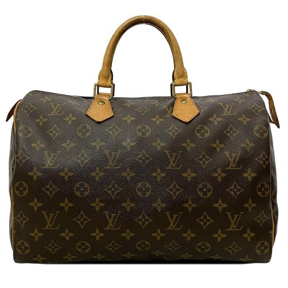 Handbag Brown Monogram Canvas Nume Louis Vuitton Boston Bag Ladies