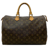 Handbag Brown Monogram Canvas Nume Louis Vuitton Boston Bag Ladies