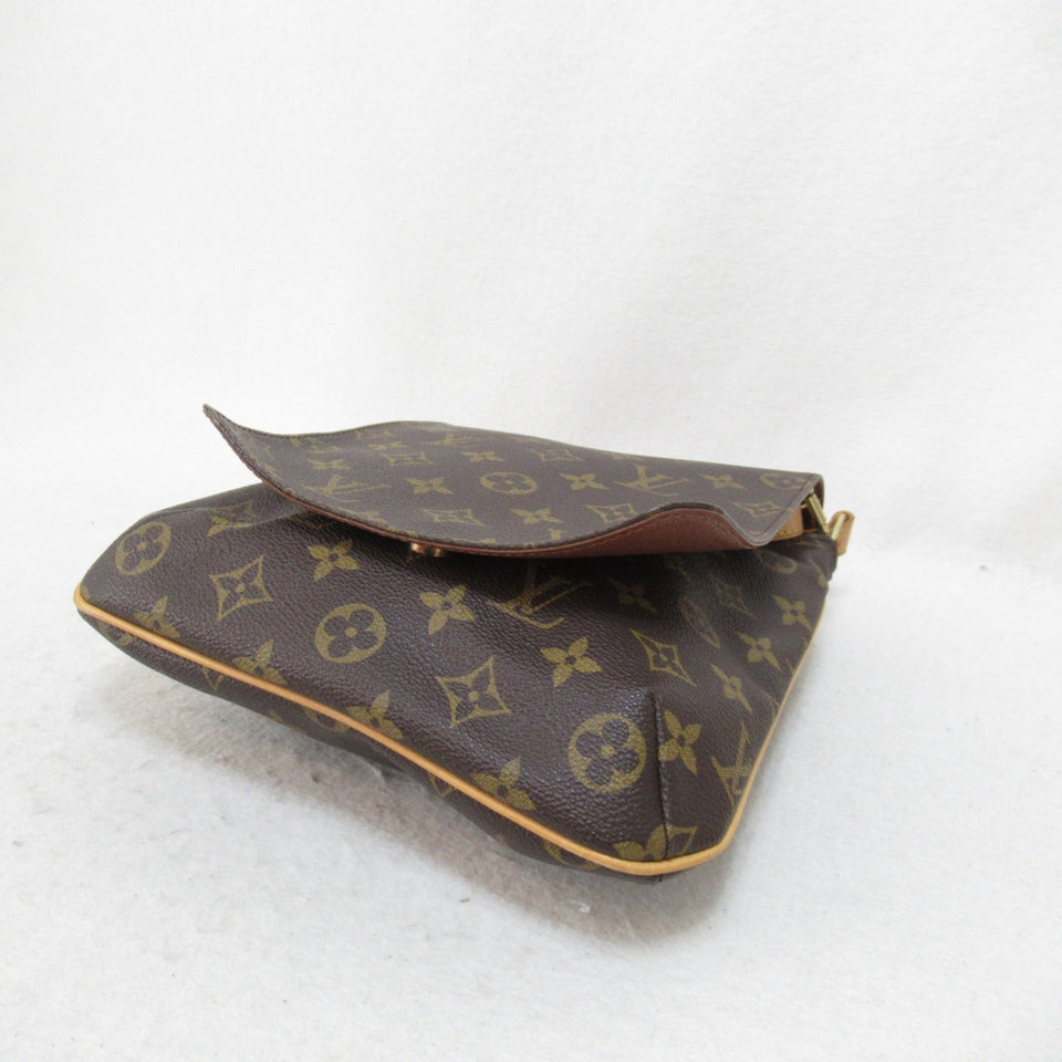 Louis Vuitton Mtte Salsa Short Shoulder Bag Brown Monogram PVC coated canvas