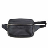 Louis Vuitton Bumback Outdoor Body Bag Taiga Black Waist Pouch Men's