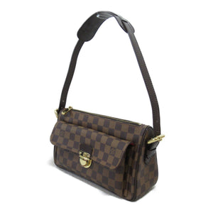 Louis Vuitton Ravello GM Shoulder Bag Brown Ebene Damier PVC coated canvas