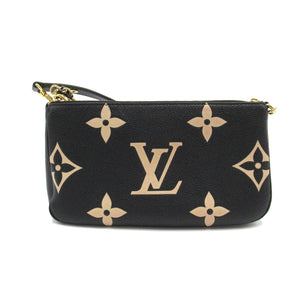 Louis Vuitton Multi Pochette Accessoires Black Monogram empreinte leather Clutch