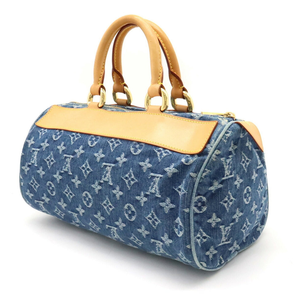 Louis Vuitton Monogram Neo Handbag Boston Bag Blue