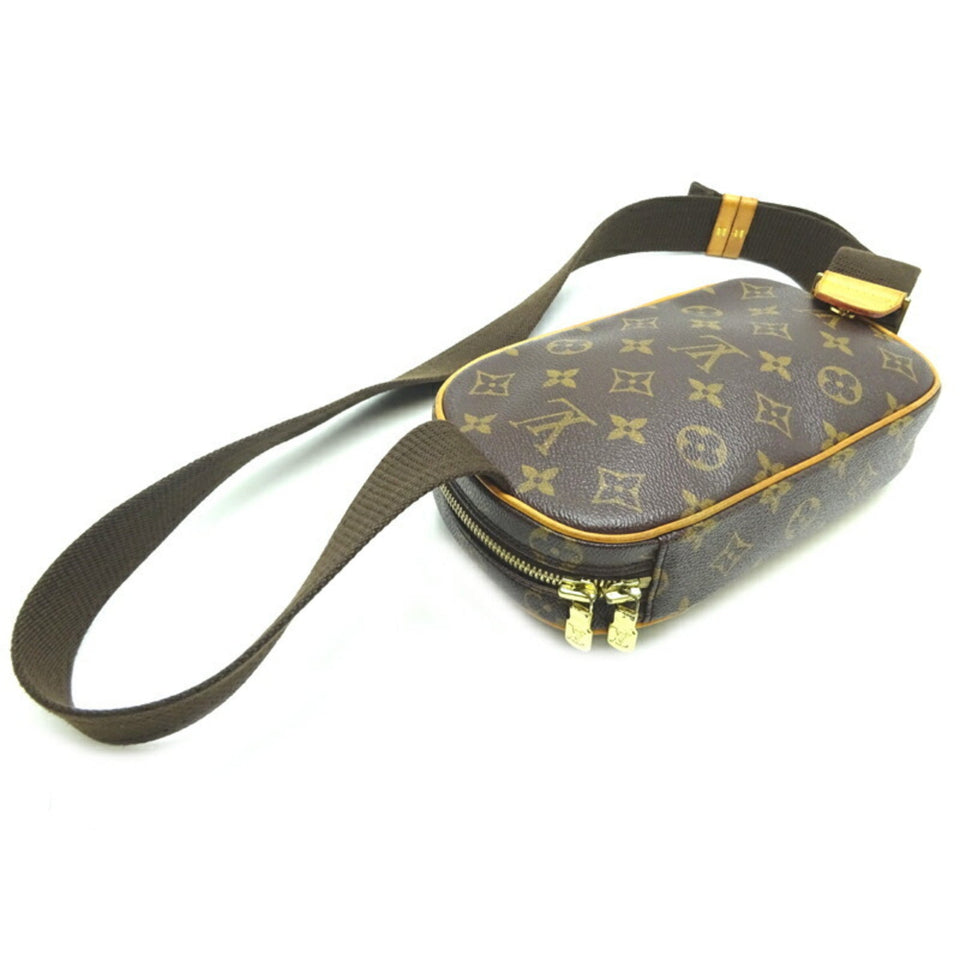 Louis Vuitton Pochette Ganju Women's/Men's Shoulder Bag [] Monogram Brown