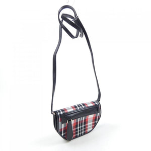 Burberry Black Multi-Color Red Color White Handbag Pochette Shoulder Bag ( )