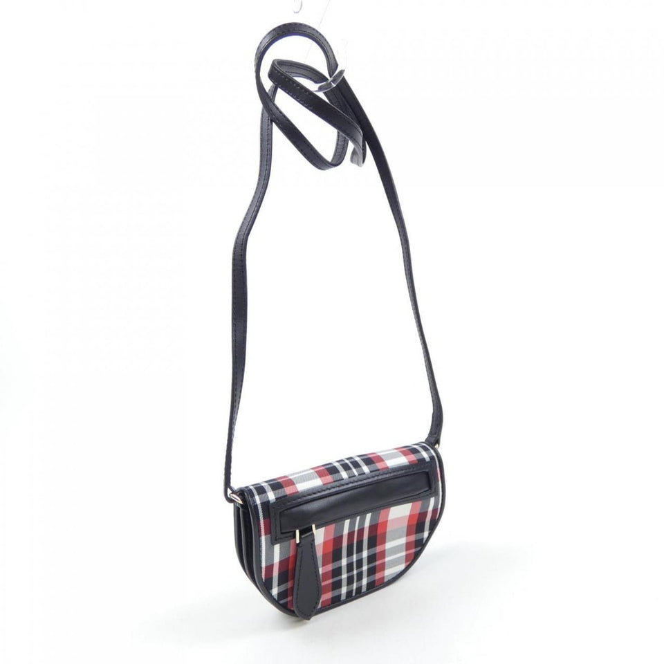 Burberry Black Multi-Color Red Color White Handbag Pochette Shoulder Bag ( )