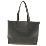 Burberry Black Brown Pvc Leather Tote Bag ( )