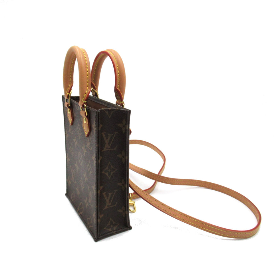 Louis Vuitton Petit Sac Plat Brown Monogram PVC coated canvas Handbag