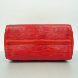Louis VuittonAuth Epi Women's HandBag Castilian Red