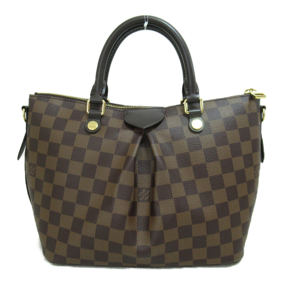 Louis Vuitton Siena PM Shoulder Bag Brown Damier PVC coated canvas